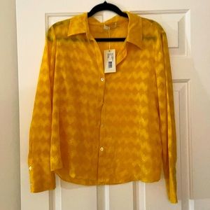 Ramy Brook New with tags pretty zigzag blouse.